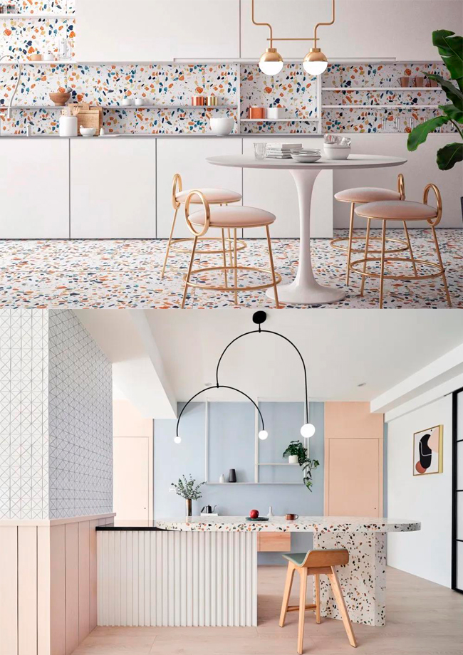 水磨石等新型石材、不僅限于用在地面