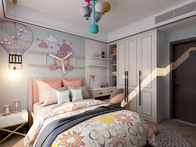 女孩房臥室設計圖