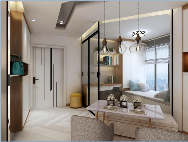 現(xiàn)代簡(jiǎn)約風(fēng)格效果玄關(guān)