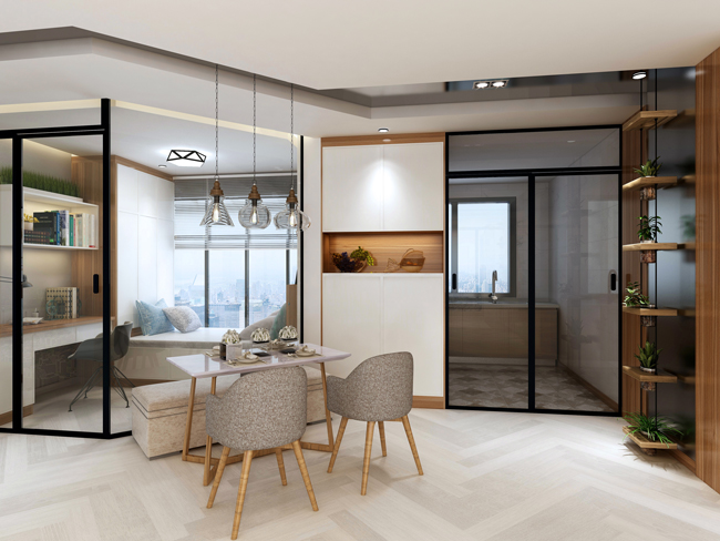 現(xiàn)代簡(jiǎn)約風(fēng)格效果休閑陽(yáng)臺(tái)