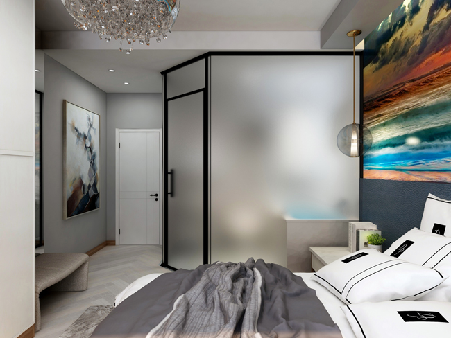 現(xiàn)代簡(jiǎn)約風(fēng)格效果臥室