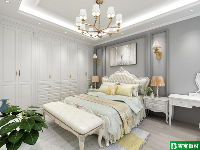 簡歐風格設計圖-臥室