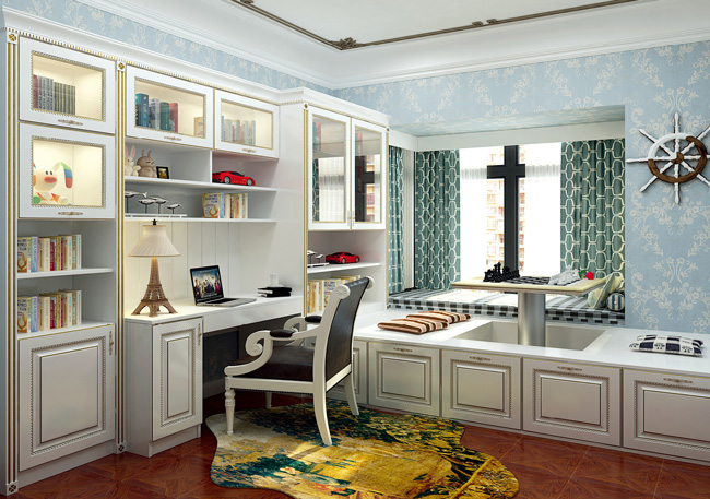 定制書架效果圖