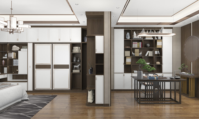 新中式全屋定制效果圖