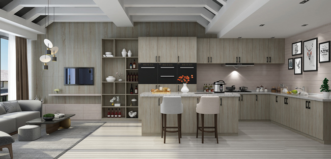 開放式廚房效果圖