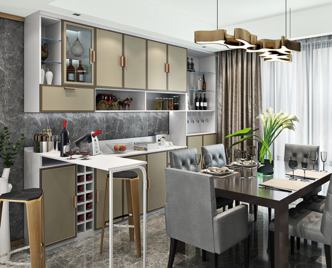 餐廳餐邊柜該如何設計?